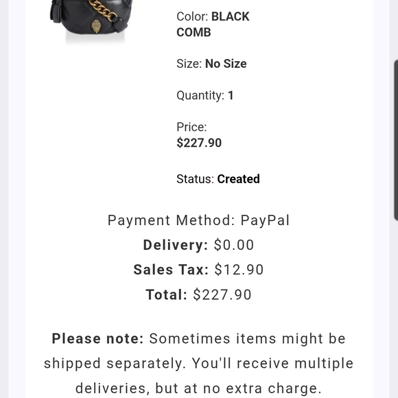 KURT GEIGER KENSINGTON BELTBAG FANNY PACK - Picture 4 of 5